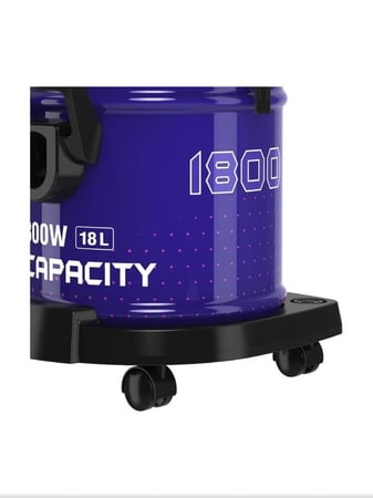 مكنسة برميل كرافت 18 لتر 1800 واط ازرق - CDVC18L1800WM
