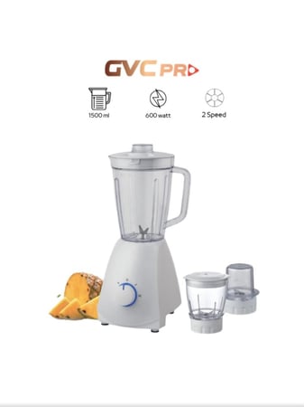 خلاط جي في سي برو جك مع مطحنتين 3 في 1 موديل GVCBL-490