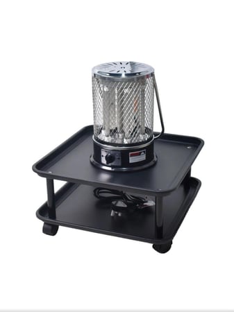 دفاية كهربائية مع منقل من جي في سي برو – موديل GVCHT-1502S