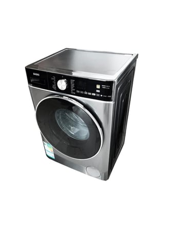 غسالة بيسك أوتوماتيك 10.5 كيلو تحميل أمامي فضي مع تجفيف 100% انفرتر - BAWMDF-M105S