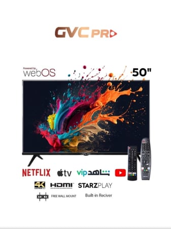 شاشة جي في سي برو 4K,WebOs سمارت 50بوصة, GVC-50WS7100