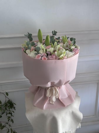 باقه ورد بينك