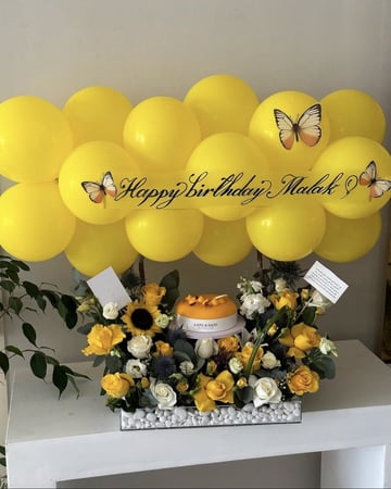 تنسيق الغيمه مع كيكة اني وداني