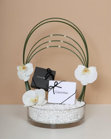 تنسيق هديه بفازه دائريه