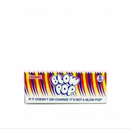 شارمز - حلاوة مصاص ولبان - توت أزرق - 18 جرام - (بالحبة)