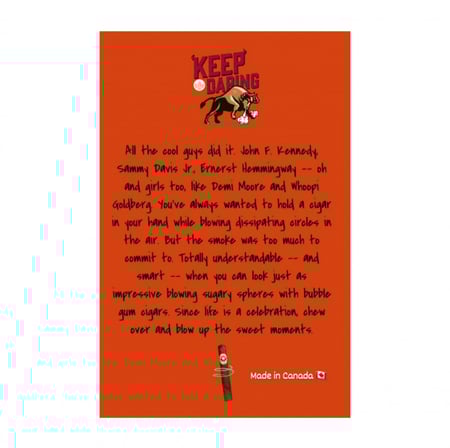 لبان سيجار - نكهات مختلفة - 20 جرام - (حبة عشوائية / مجموعة 3 حبات)