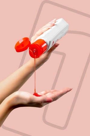 ١ علبه غسول و مورد بي ون كير للمناطق الحساسه