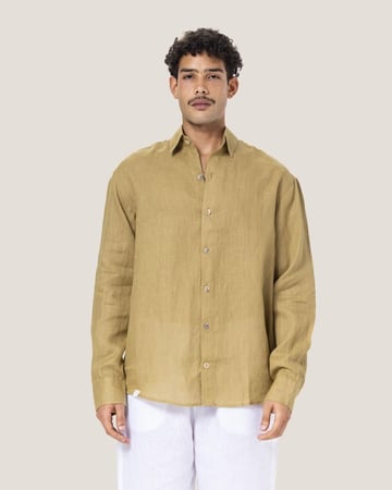 قميص زيتي فاتح