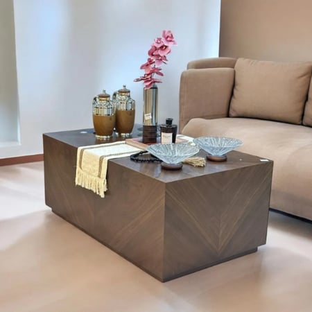 طاولة ضيافه قشرة الجوز