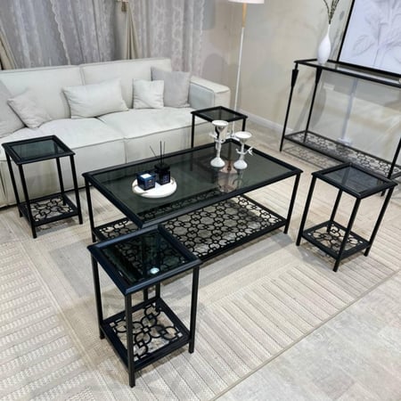 طقم طاولات ضيافة 5 قطع