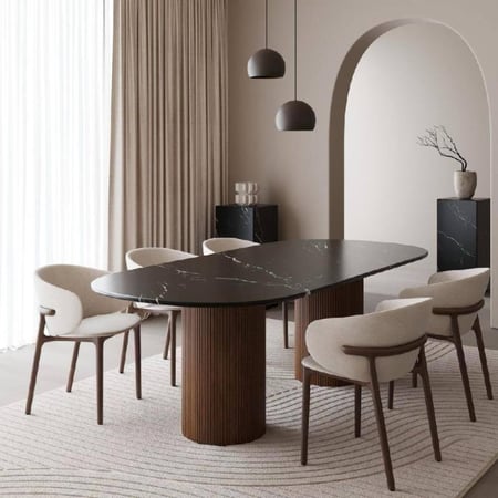 طاولة طعام تيرا خمس كراسي