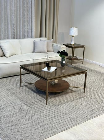 طقم طاولات ضيافه مع 6طاولات خدمه 2زوايا