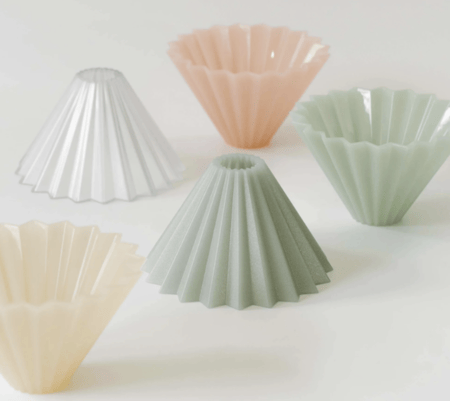 قمع 01 بتصميم اوريقامي أكريليك مع قاعده  pink