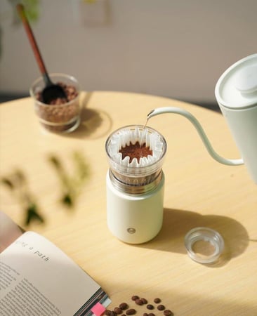 2 في 1 Crystal Eye Travel Brewer B75 | كوب واداة تحضير b75