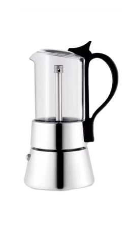 موكا بوت من الستانلس ستيل والزجاج بتصميم انيق