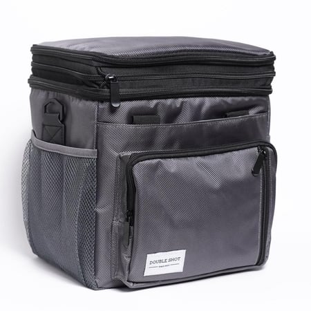 شنطة دبل شوت لأدوات القهوة Gray