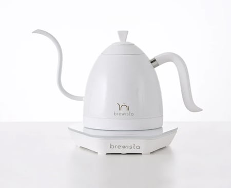 غلاية برويستا ارتيسان برو ابيض | Brewista Artisan pro 0.6L Gooseneck Variable Kettle White