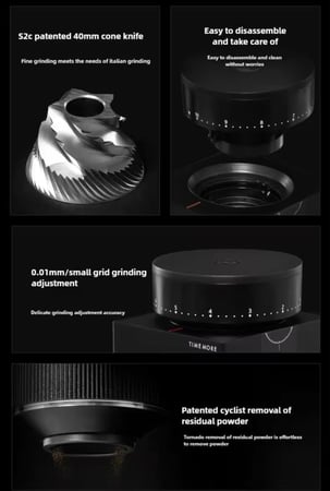 مطحنة TIMEMORE Bricks 01S