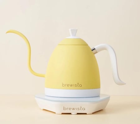 غلاية برويستا ارتيسان برو light yellow  |  Brewista Artisan Pro 0.6L Gooseneck Variable Kettle