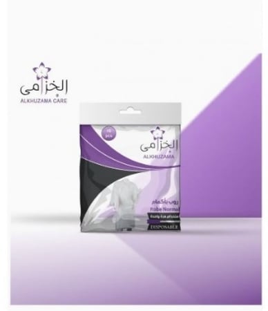 روب بأكمام للإستخدام مرة واحدة من الخزامى شدة 10 قطع أبيض