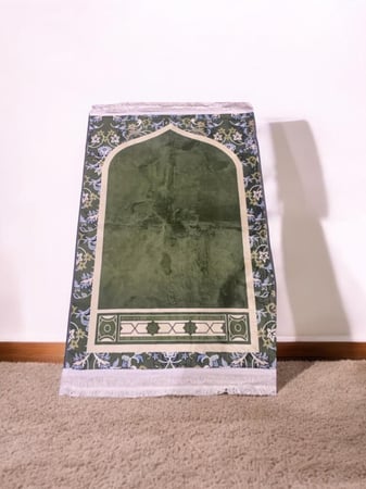 سجادة صلاة - سجادة سميكة بتصميم محراب إمام ( المسجد النبوي )