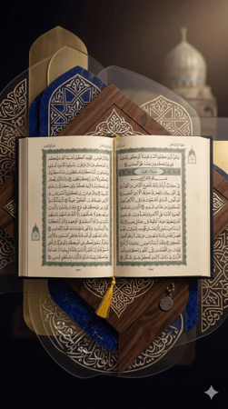 مجموعة تطريز - تطريز الاسم على المصحف الشريف و سجادة الصلاة حسب الطلب