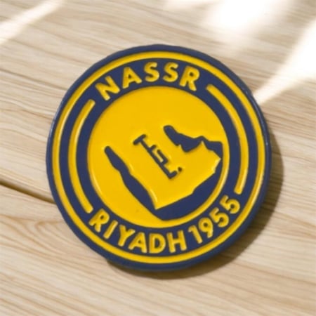 ملصق حديد نادي النصر الشعار الجديد