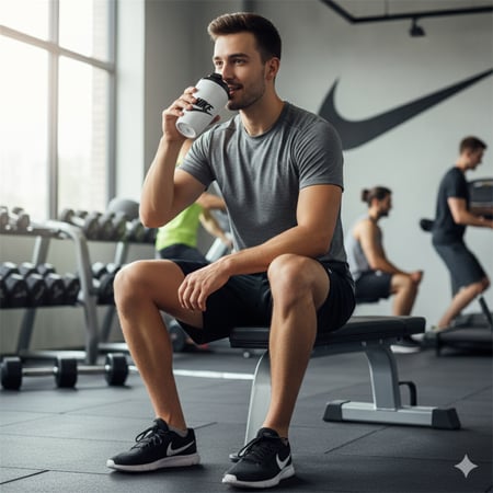 كوب قهوة - كوب قهوة بتصميم خاص لدى متجرنا ( شعار نايك ) اللون الأبيض