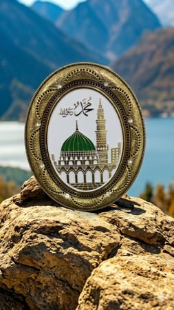 برواز - برواز بتصميم الروضة الشريفة Frame - Frame with the design of the Holy Shrine, price 15 riyals