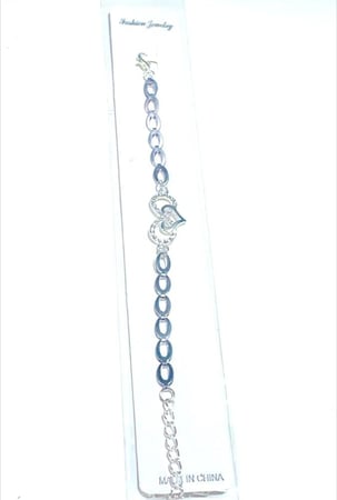 اكسسوارات - اكسسوارات بنات سوار اليد اللون الفضي