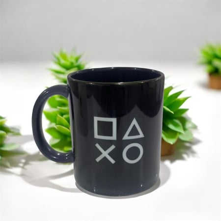 كاسة - كاسة شعار بلايستيشن اللون الأسود