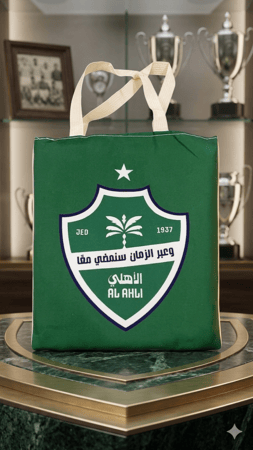 حقيبة توت ثروبال - بتصميم شعار النادي الأهلي
