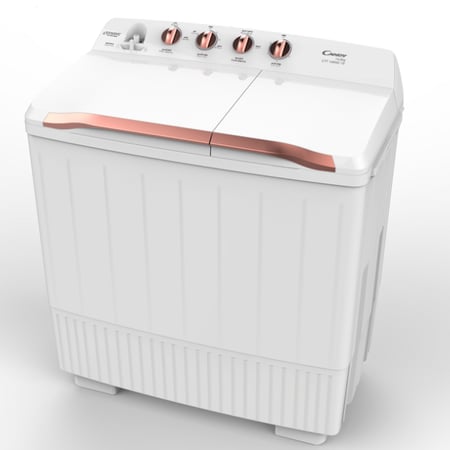 غسالة كاندي حوضين 14 كيلو – أبيض | سعة كبيرة وأداء متميز