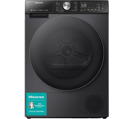 نشّاف ملابس هايسنس 10 كيلو – أسود – تجفيف سريع وفعال