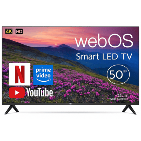 شاشة الكترو جنرال 50 بوصة 4K سمارت Android 14 — رسيفر داخلي وتجربة ذكية متكاملة