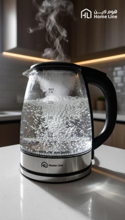 غلاية ماء هوم لاين – 2 لتر زجاج