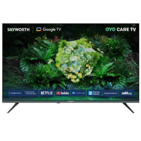 شاشة سكاي وورث 55 بوصة 4K UHD Smart Google TV — صوت Dolby Atmos سينمائي
