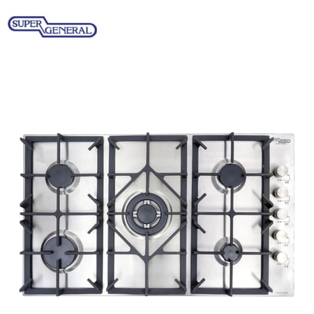 سطح بلت إن سوبر جنرال 90 سم – 5 عيون غاز | مفاتيح جانبية موديل KSGHB9050BGL