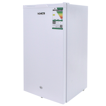 ثلاجة جي في سي برو 86 لتر أبيض – موديل GVCRF-140W | تصميم عملي بحجم صغير
