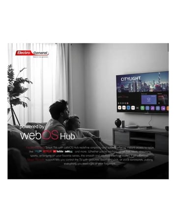 شاشة الكترو جنرال 70 بوصة 4K سمارت بنظام WebOS مع رسيفر داخلي TH-70WBS20