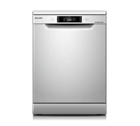 غسالة صحون شارب 8 برامج سلفر – أداء موثوق وتصميم أنيق