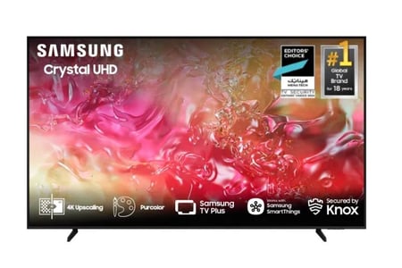 شاشة سامسونج 65 بوصة 4K Smart Tizen — صورة نابضة وتجربة ذكية بإطار نحيف