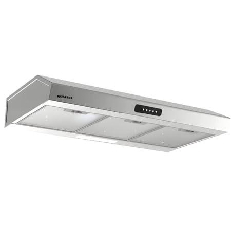 شفاط كومتيل مسطح 90 سم ستيل – تصميم عملي وتغطية واسعة