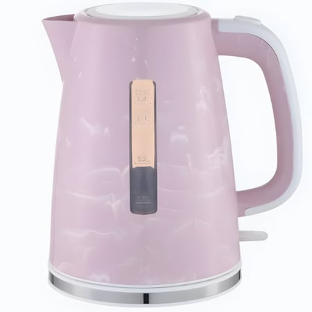 غلاية ماء Colleen 1.7 لتر 2200 واط – وردي أنيق لغلي سريع