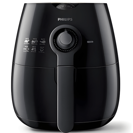 قلاية فيليبس 800 غرام بدون زيت – طهي صحي وسريع للمفردين والأسر الصغيرة