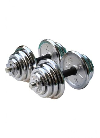 مجموعة أثقال دامبل المصنعة من الكروم
