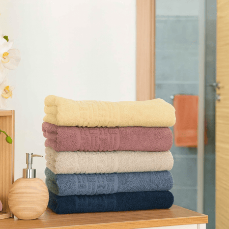 مناشف قطن مصري 100% بأداء مثالي من العماد وسط