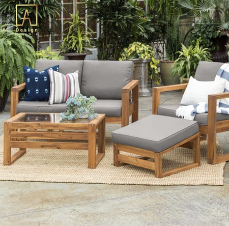 جلسة لون بيج لون القماش رمادي مقاوم للماء 009