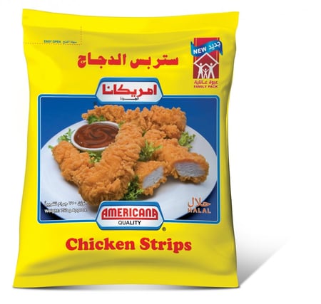 ستربس الدجاج امريكانا 750 جم عادي