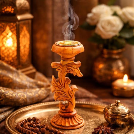 مبخرة خشبية طولية